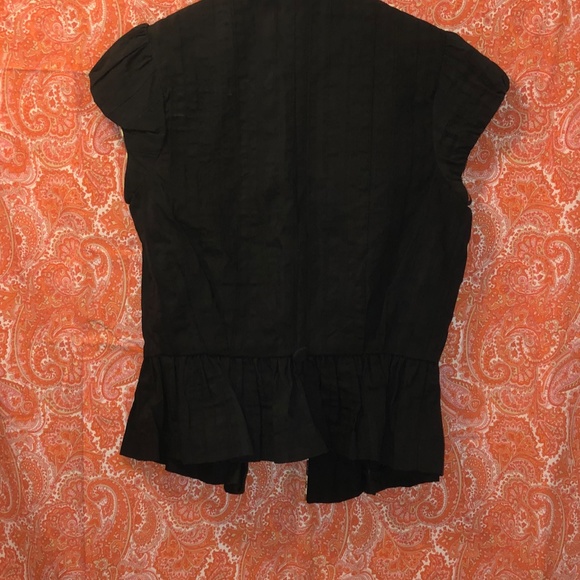 NWT Anthropologie Cap-Sleeve Blazer w/ Belt - Picture 4 of 4